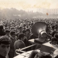 Manifestazione studentesca, Archivio Camera del lavoro di Forlì.