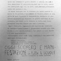 Volantino di  Lotta continuua di Forlì, Archivio Lc Forlì.