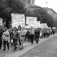 Manifestazione degli operai della Fiat, Archivio Istituto di Modena