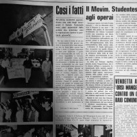 Cronaca dell_ occupazione del Salone Comunale,  25 settembre 1968 (Il Forlivese)