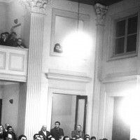 Consiglio comunale con sindacalisti, 9 aprile 1969, Archivio Botti e Pincelli, Fondazione fotografia - Fondazione Modena Arti Visive