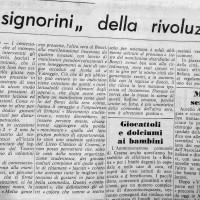 Il Resto del Carlino su contestazione al Teatro Bonci, 5 gennaio 1969