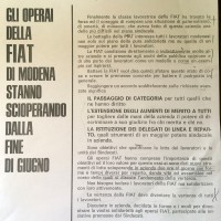 Volantino dei sindacati provinciali, Archivio Istituto storico di Modena