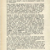 Tenda della solidarietà, volantino, 28 luglio 1969, Archivio Istituto storico di Modena
