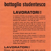 Volantino della CGIL di Modena. Archivio Istituto storico di Modena